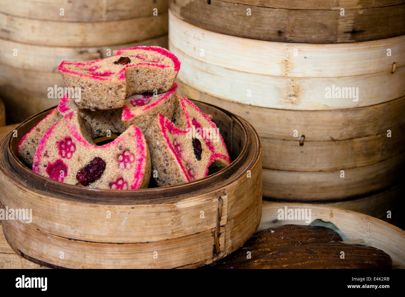 Dessert chinois vendent à Zhouzhuang Village Ville d'eau. Banque D'Images