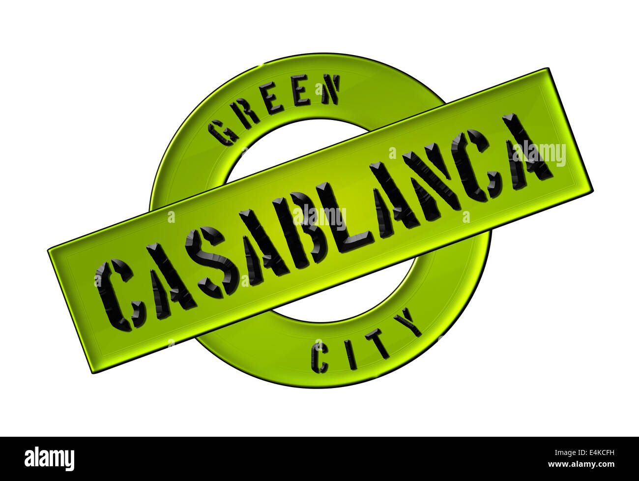 GREEN CITY CASABLANCA Banque D'Images