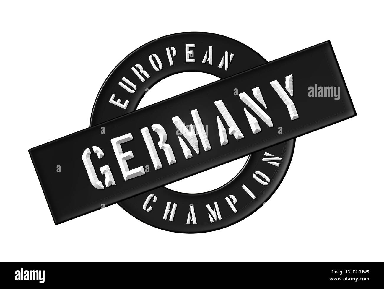 Champion d'Europe - Allemagne Banque D'Images