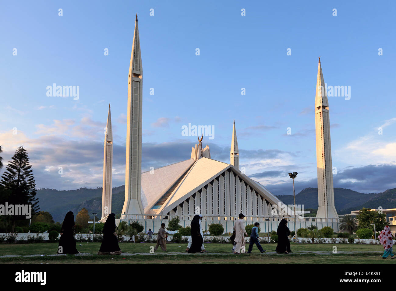 Mosquée Faisal d'Islamabad, Pakistan Banque D'Images