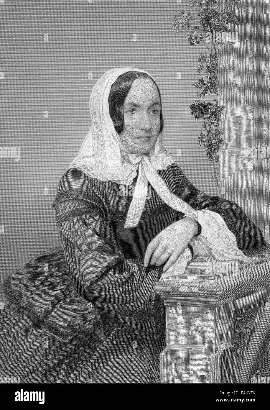 Fredrika Bremer, 1801 - 1865, un écrivain suédois et une activiste féministe, Fredrika Bremer, 1801 - 1865, eine schwedische Schriftst Banque D'Images