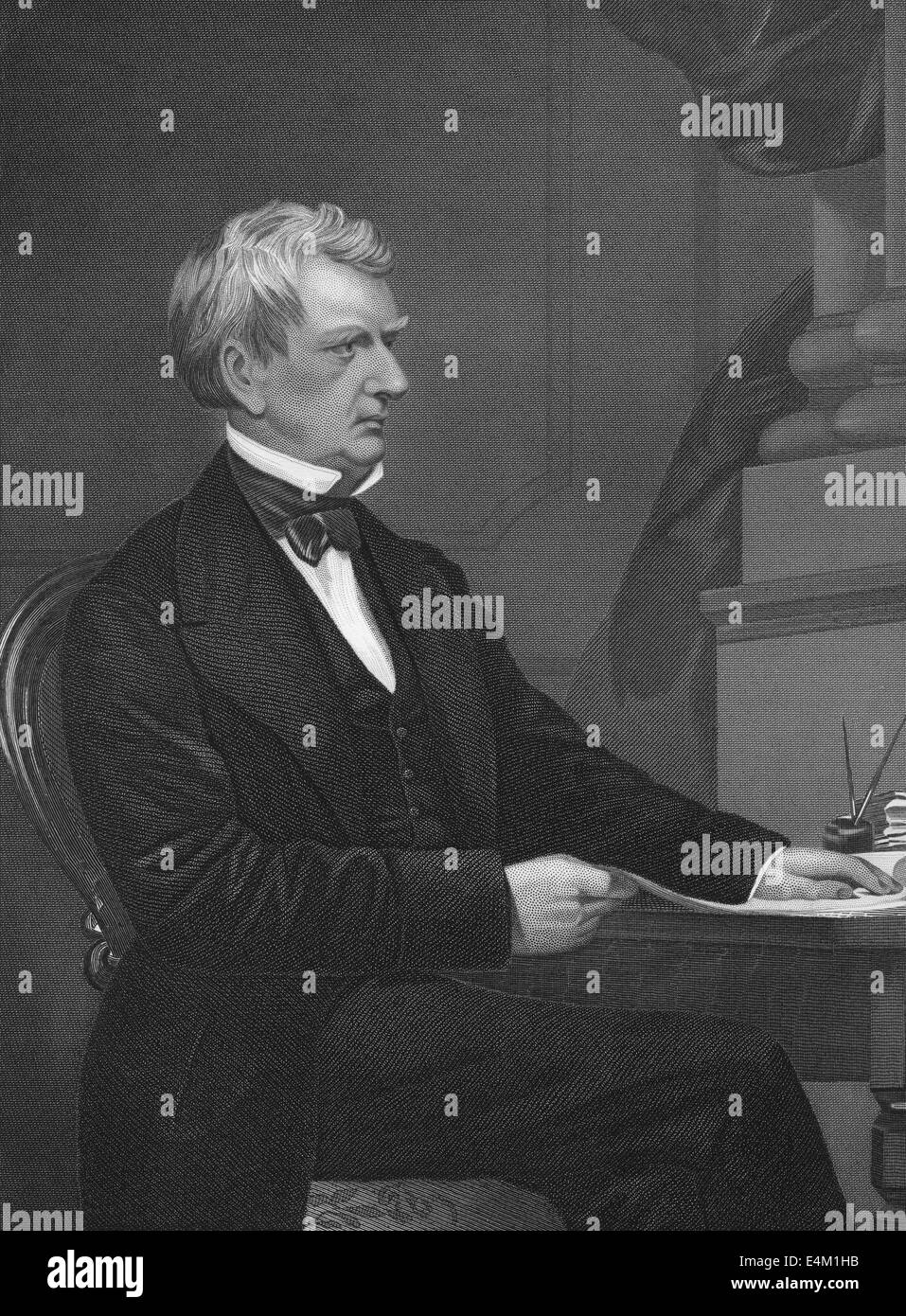 William Henry Seward, 1801 - 1872, un homme politique américain, 12e gouverneur de New York Banque D'Images