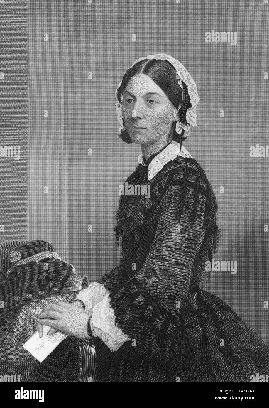 Florence Nightingale, 1820 - 1910, un réformateur social anglais et le fondateur des soins infirmiers modernes, Banque D'Images