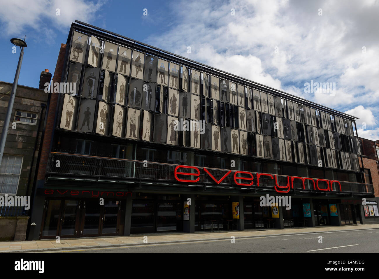 L'avant de l'Everyman Theatre Hope Street Liverpool UK Banque D'Images