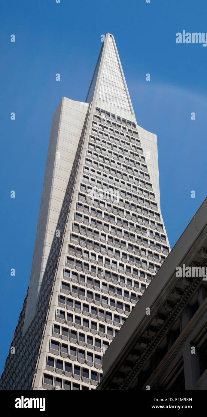 La Transamerica Pyramid San Francisco Californie Banque D'Images