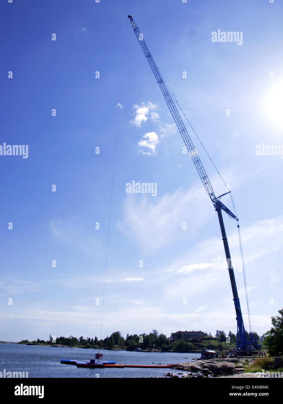 Bungy Jump crane Banque D'Images
