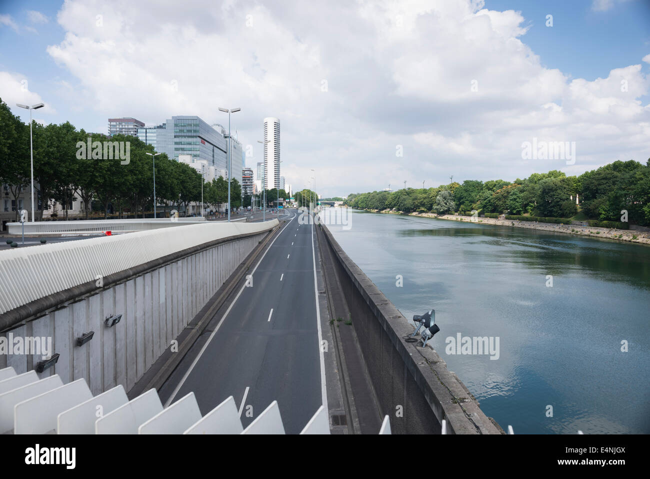 La défense économique et financière, dans la banlieue parisienne. La France. Banque D'Images