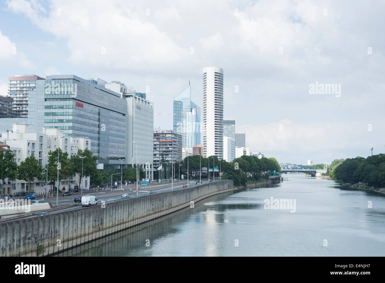 La défense économique et financière, dans la banlieue parisienne. La France. Banque D'Images