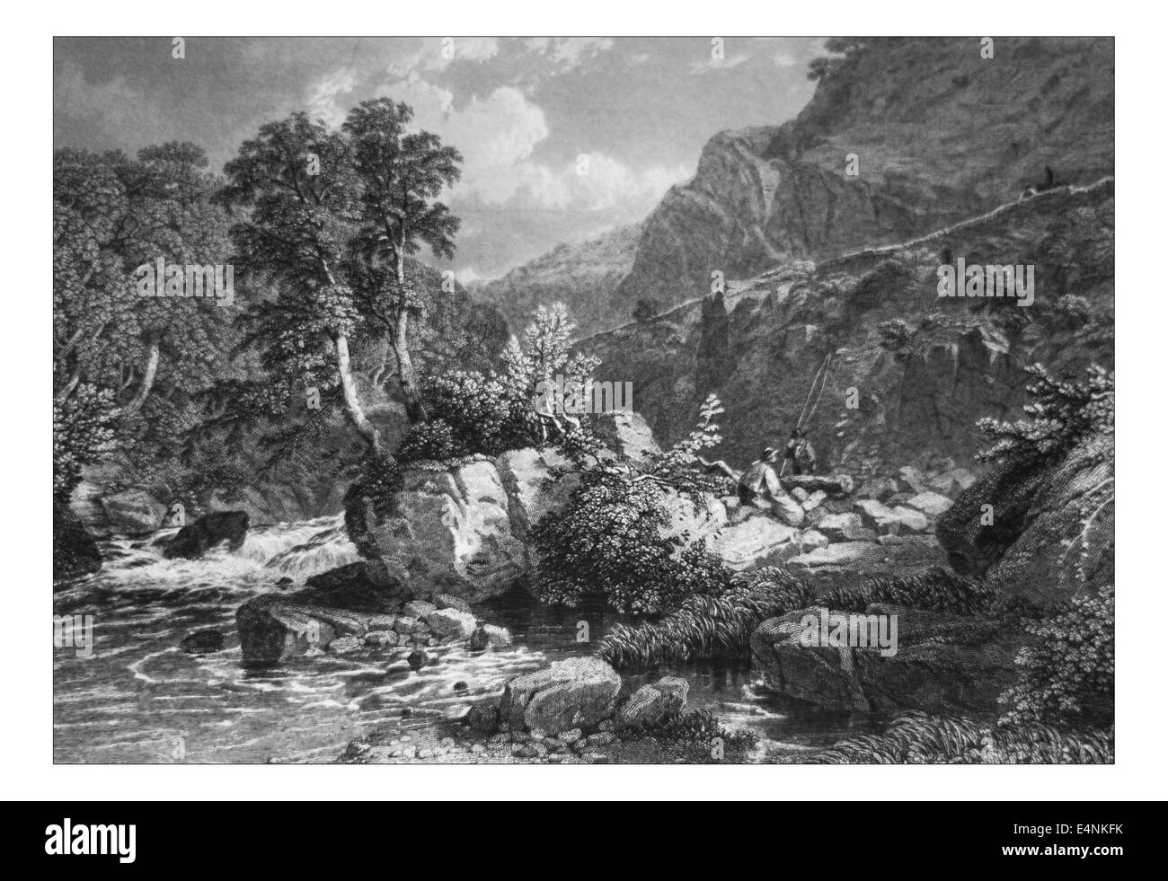 Sur le  Lynne, illustration from 'les îles britanniques - Cassell & Petter Galpin Partie 19 Europe pittoresque. 1877 L'Europe était un pittoresque' l'illustre série de magazines publiés par Cassell, Petter, Galpin & Co. de Londres, Paris et New York en 1877. Les publications touristiques représenté en Europe hante, avec des descriptions de texte et de l'acier et de gravures sur bois par d'éminents artistes de l'époque, tels que Harry Fenn, William H J Boot, Thomas C. L. Rowbotham, Henry T. Green , Myles B. Foster, John Mogford , David H. McKewan, William L. Leitch, Edmund M. Wimperis et Joseph B. Smith. Banque D'Images