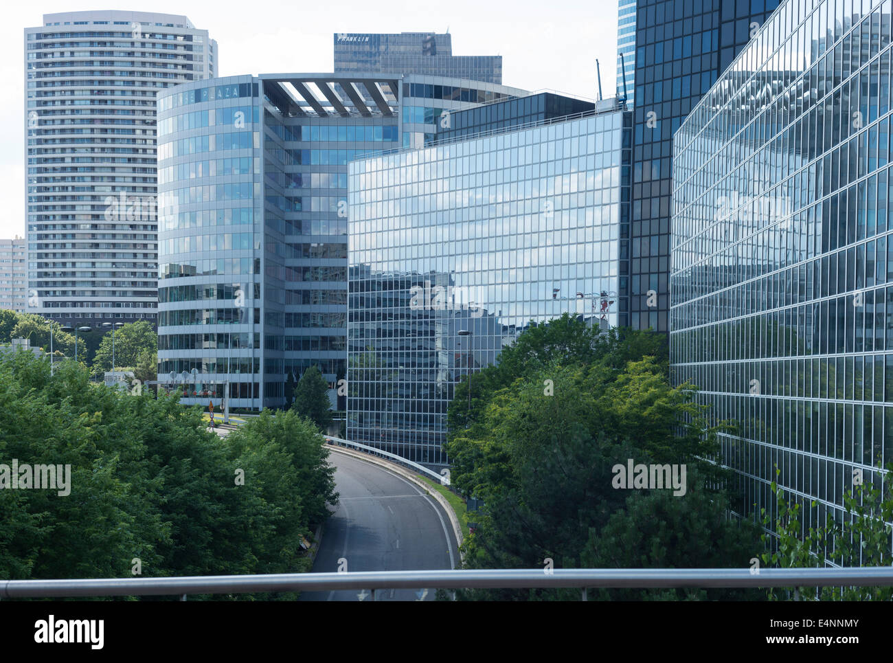 La défense économique et financière, dans la banlieue parisienne. La France. Banque D'Images