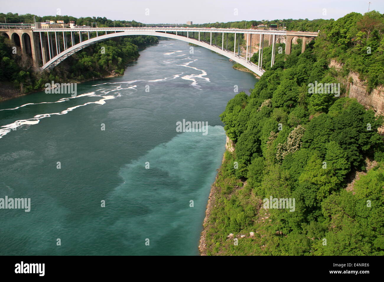 Pont en arc-en-ciel, Niagara Falls, New York Banque D'Images