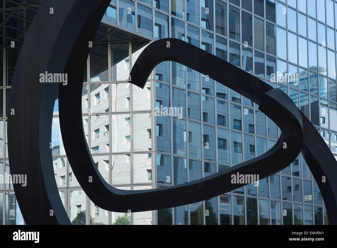 La défense économique et financière, dans la banlieue parisienne. La France. Banque D'Images