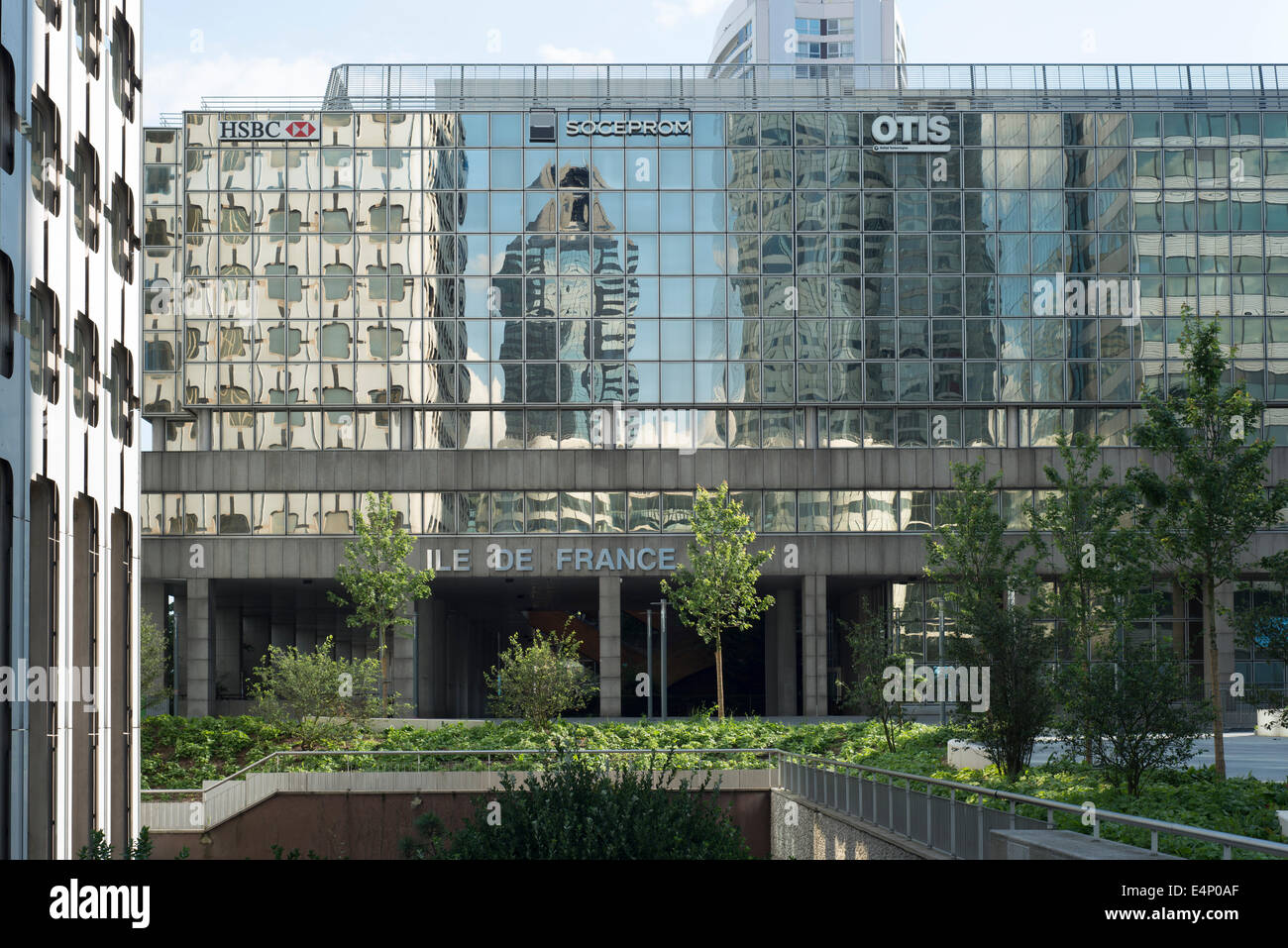 La défense économique et financière, dans la banlieue parisienne. La France. Banque D'Images