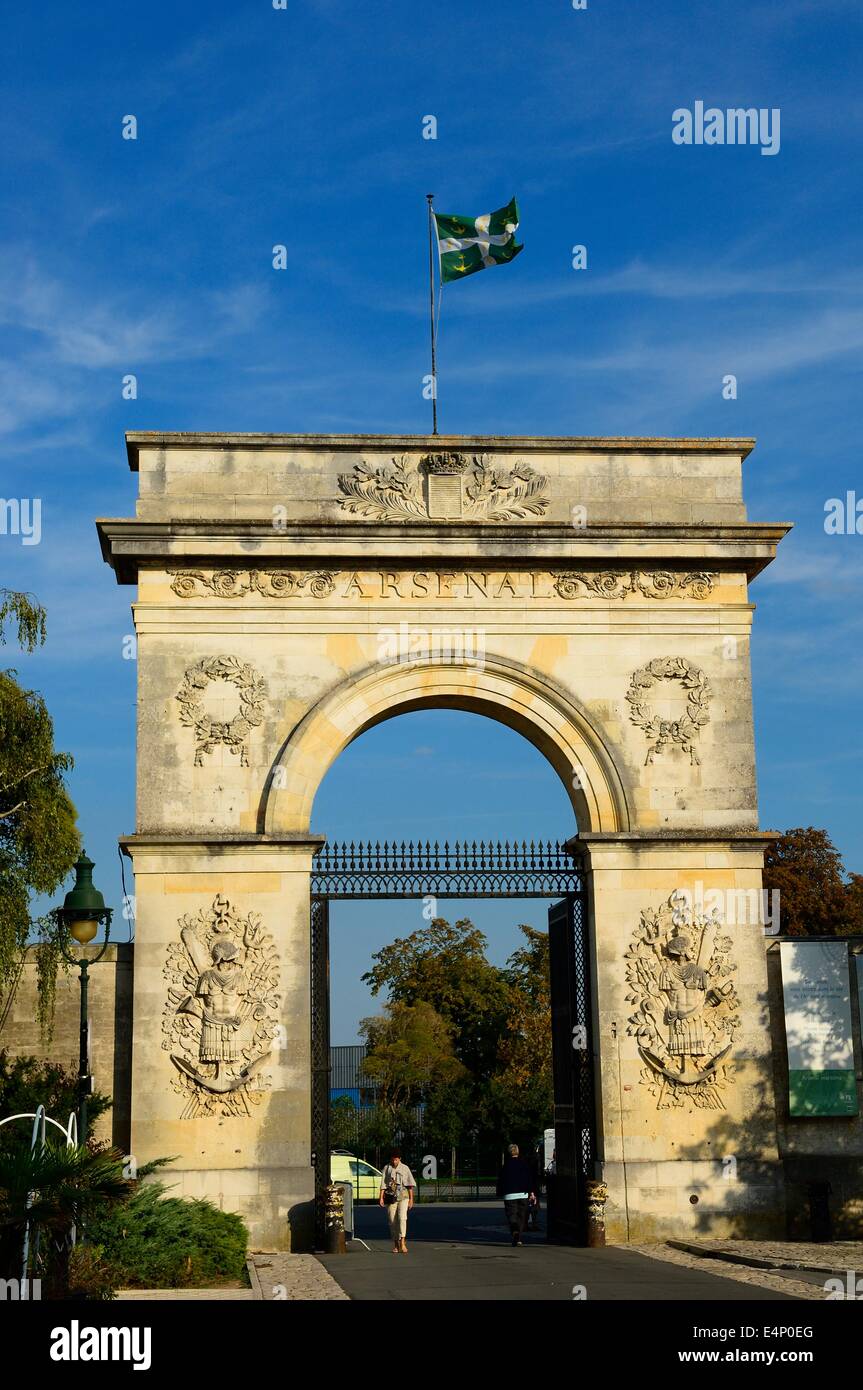 Arsenal de Rochefort. Région de France. Banque D'Images