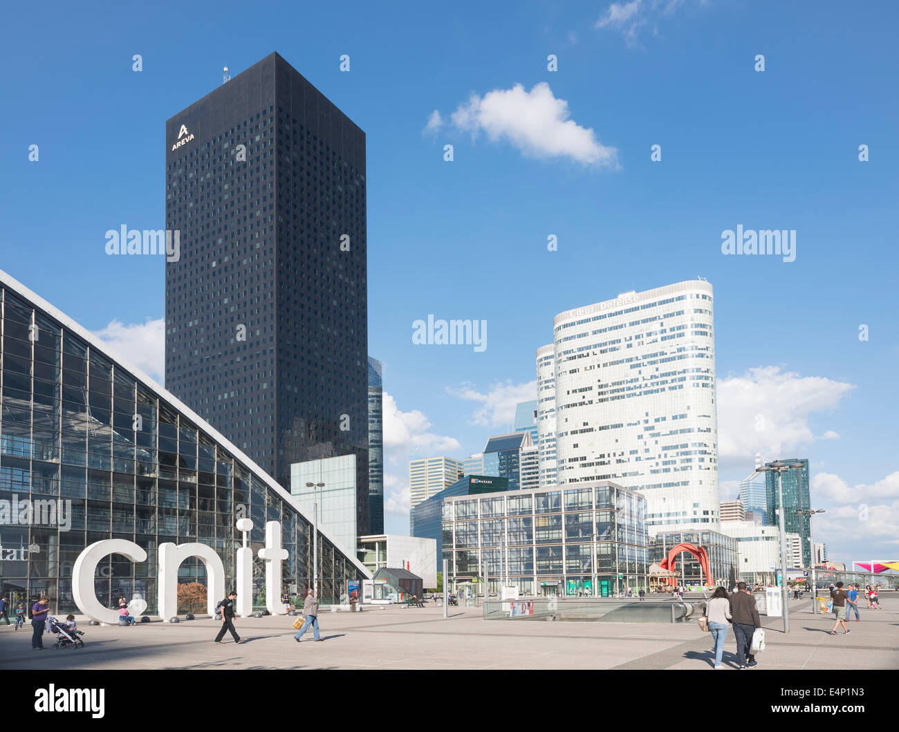 La défense économique et financière, dans la banlieue parisienne. La France. Banque D'Images