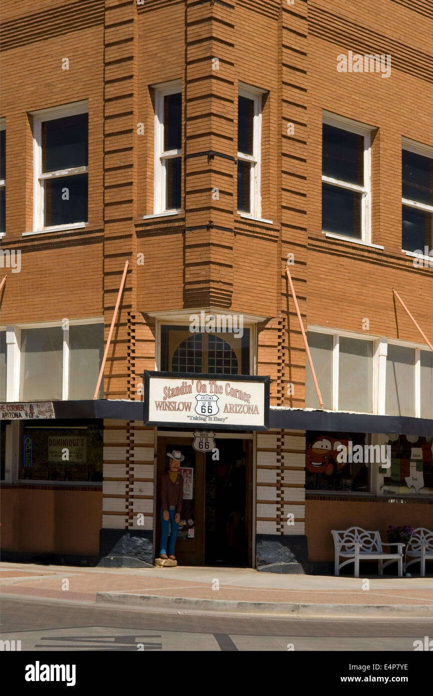 Winslow Arizona USA Banque D'Images