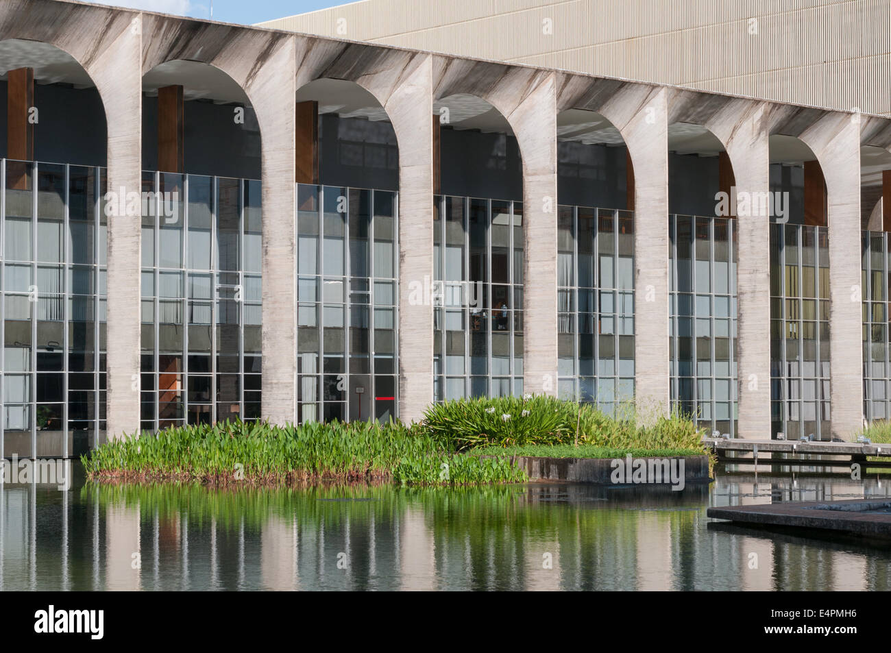 Palacio Itamaraty , Ministère des affaires étrangères du Brésil building par Oscar Niemeyer, Brasilia Banque D'Images