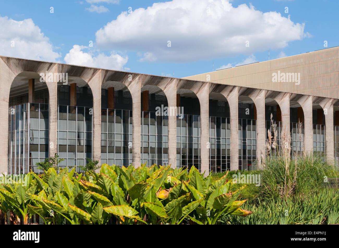 Palacio Itamaraty , Ministère des affaires étrangères du Brésil building par Oscar Niemeyer, Brasilia Banque D'Images