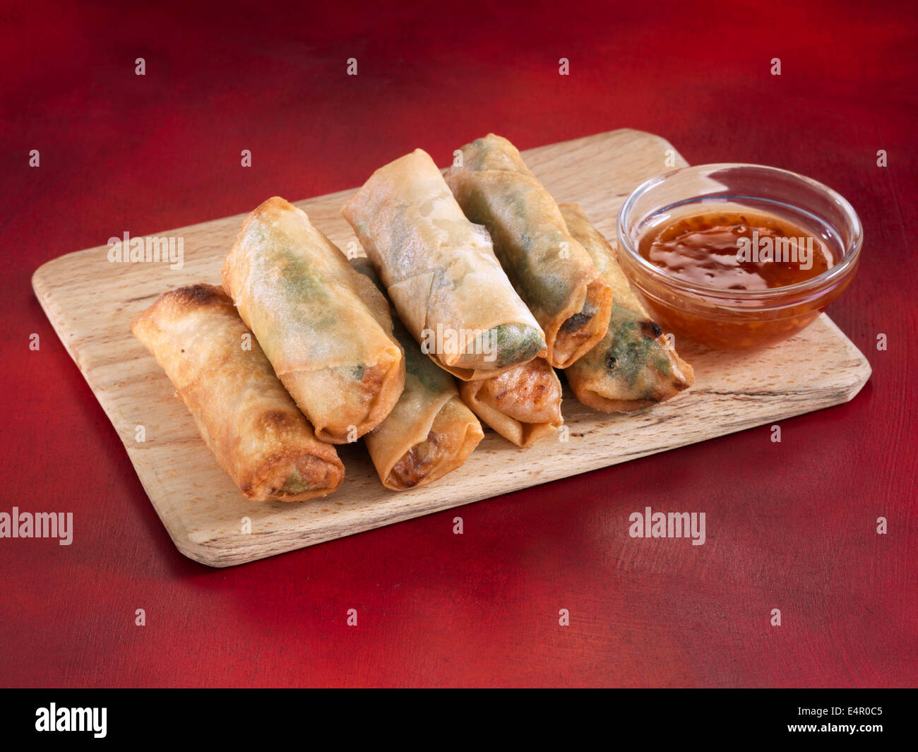 Rouleaux de printemps Banque D'Images