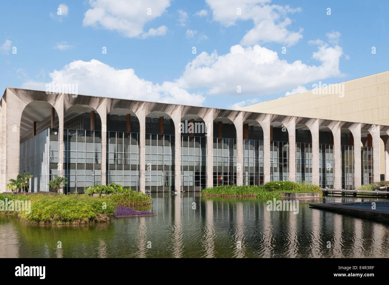 Palacio Itamaraty , Ministère des affaires étrangères du Brésil building par Oscar Niemeyer, Brasilia Banque D'Images
