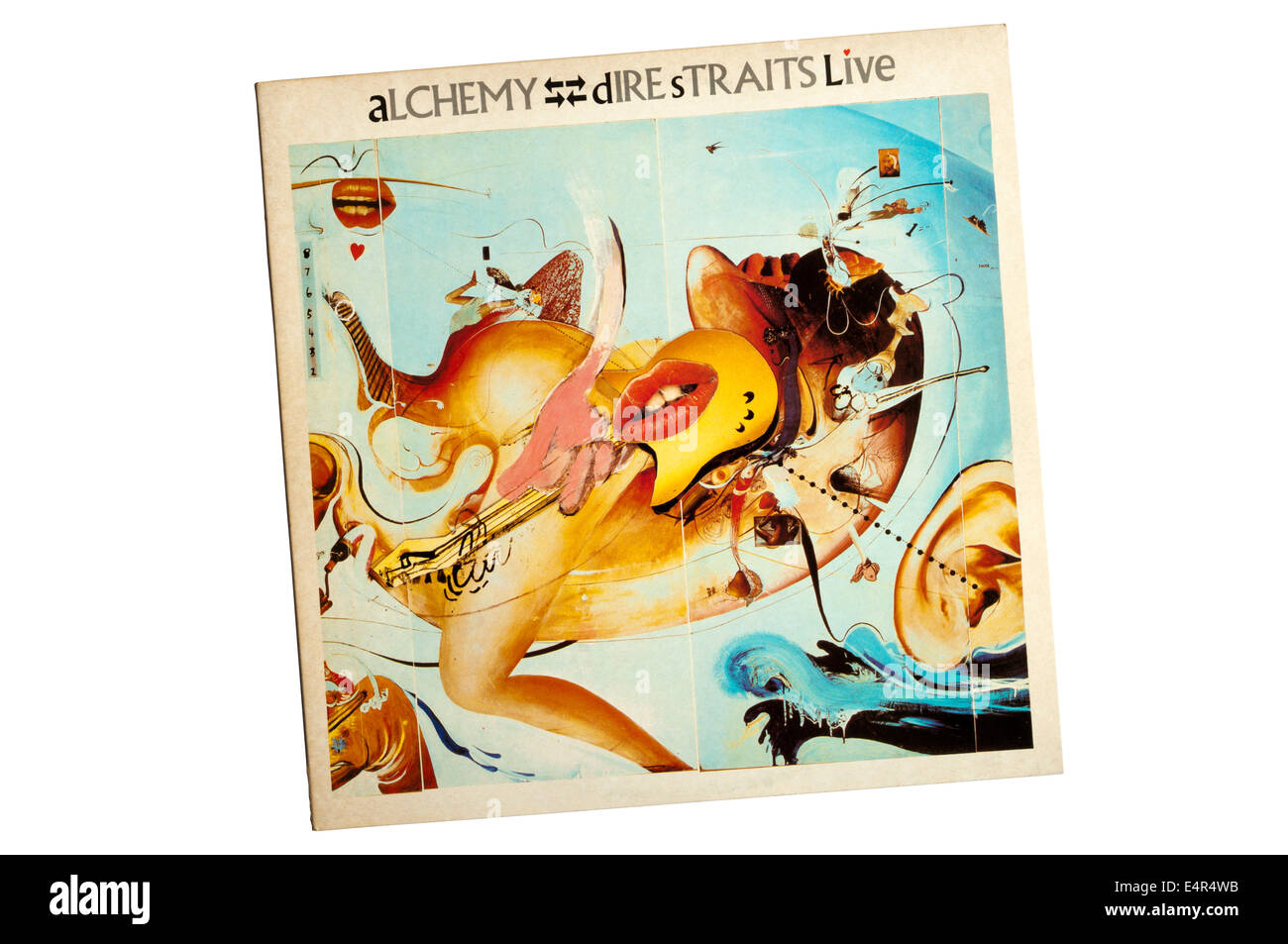 L'alchimie : Dire Straits Live est un double album du groupe de rock anglais Dire Straits, sorti en 1984. Leur premier album live. Banque D'Images