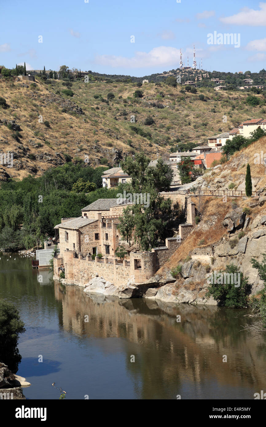 Tage à Tolède, Castille la Manche, Espagne Banque D'Images