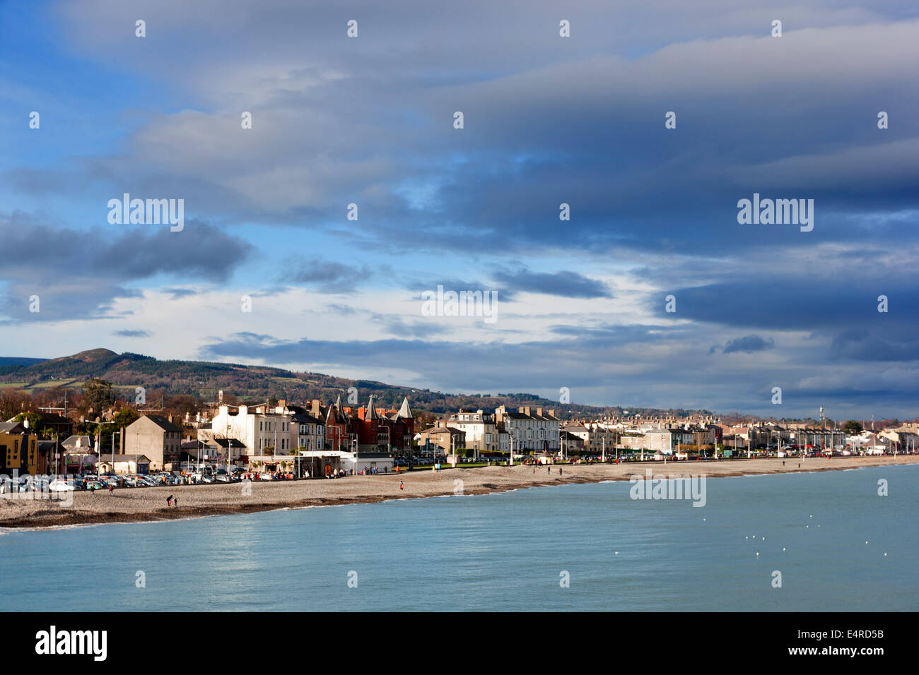 Bray Ville Promenade. L'Irlande Banque D'Images