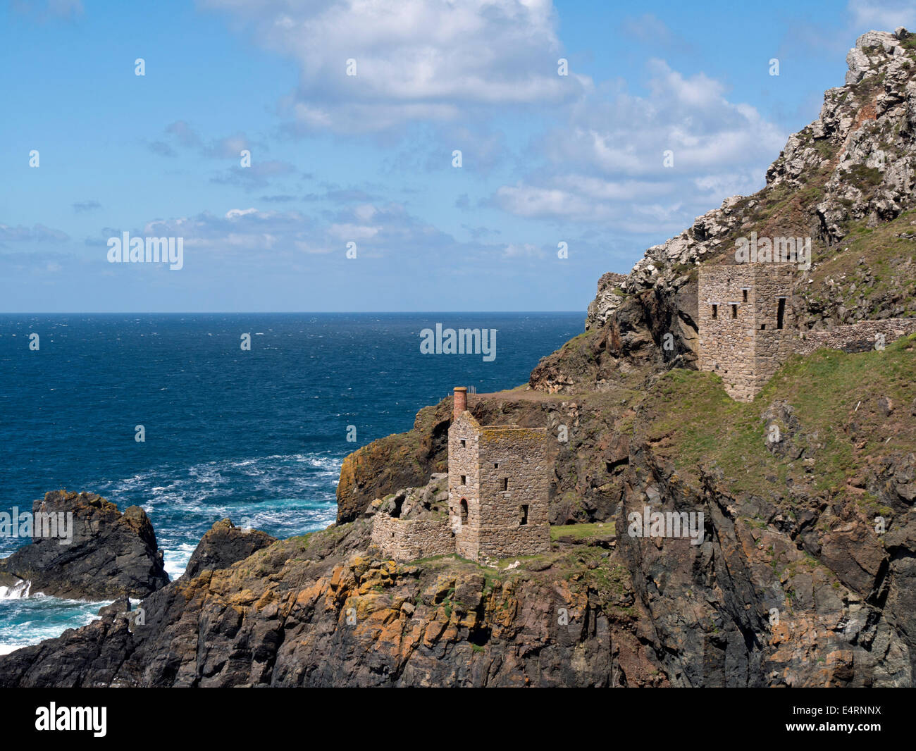 Les mines à Botallack, Cornwall. Banque D'Images