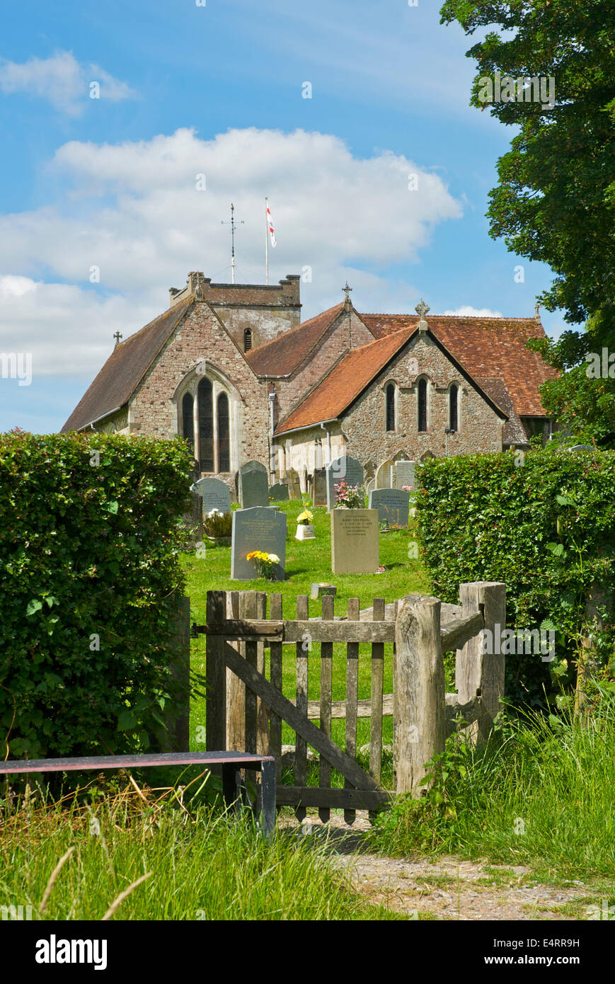 Selborne Église, Hampshire, England UK Banque D'Images