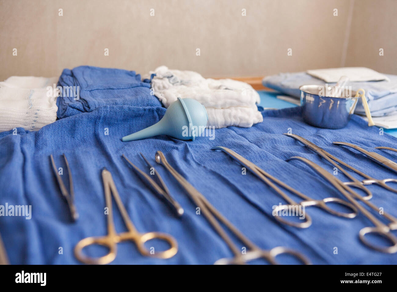 Outils d'accouchement à l'hôpital médical Banque D'Images