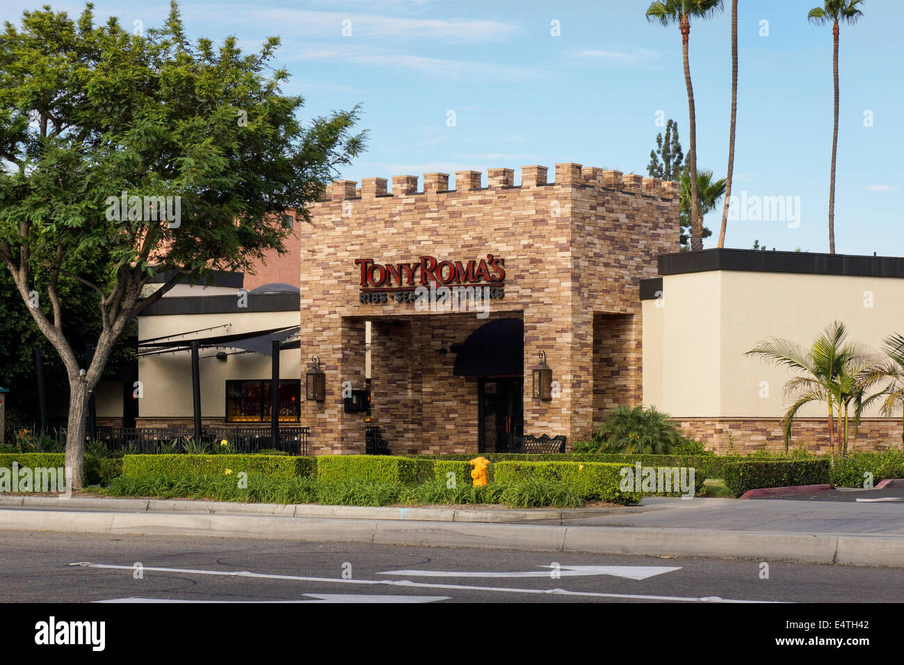 Tony Roma's Restaurant en face de Disneyland, à Anaheim en Californie Banque D'Images