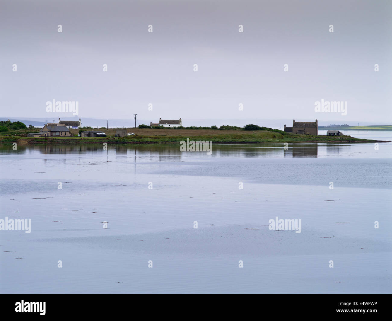 Dh North Ness HOY ORKNEY Orkney maisons maisons scène coast house Scotland Banque D'Images