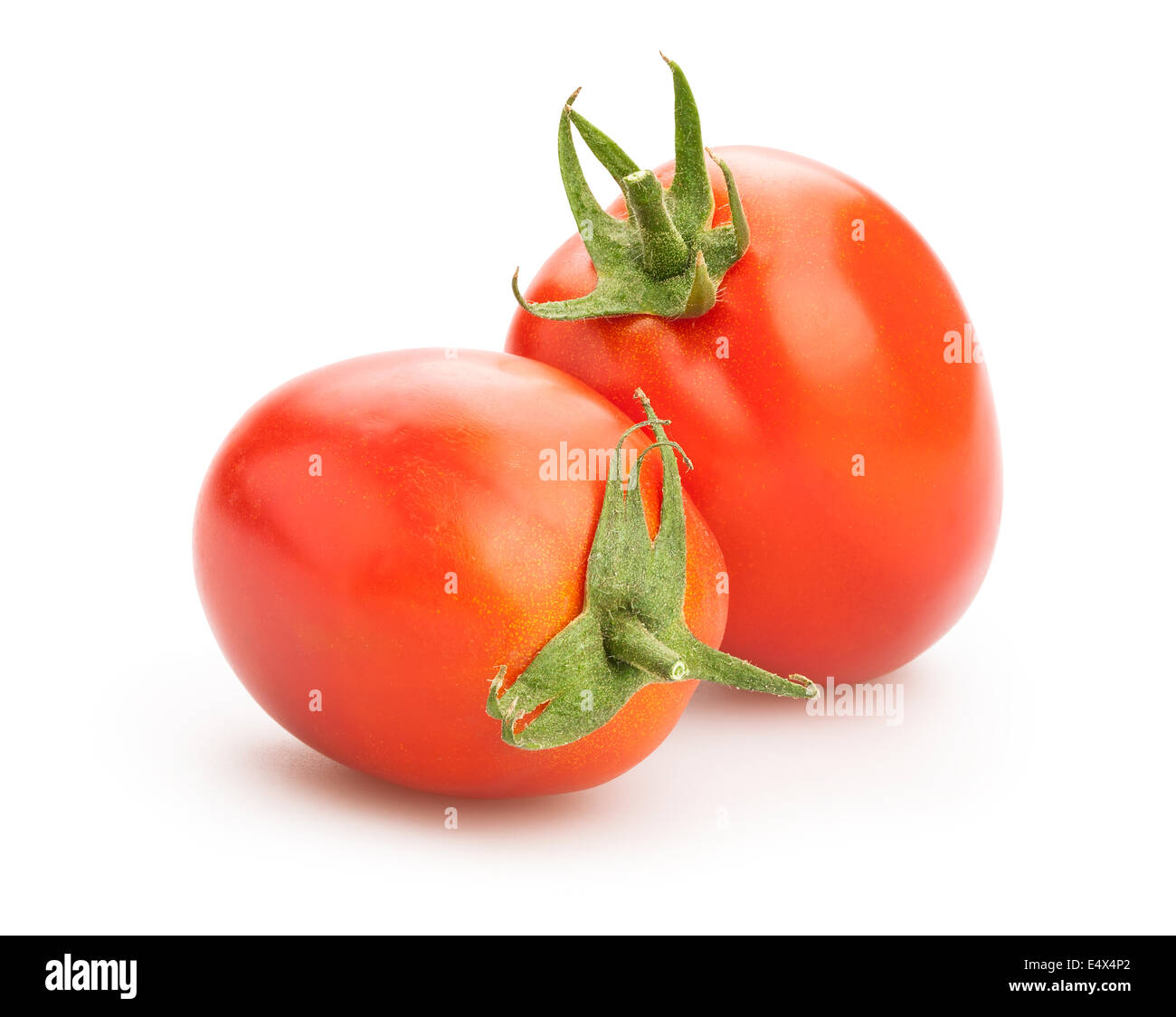 Plum tomatoes isolated Banque D'Images