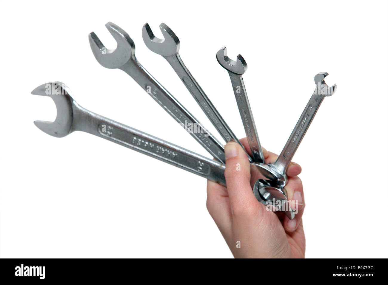 Les clés de différentes tailles Banque D'Images