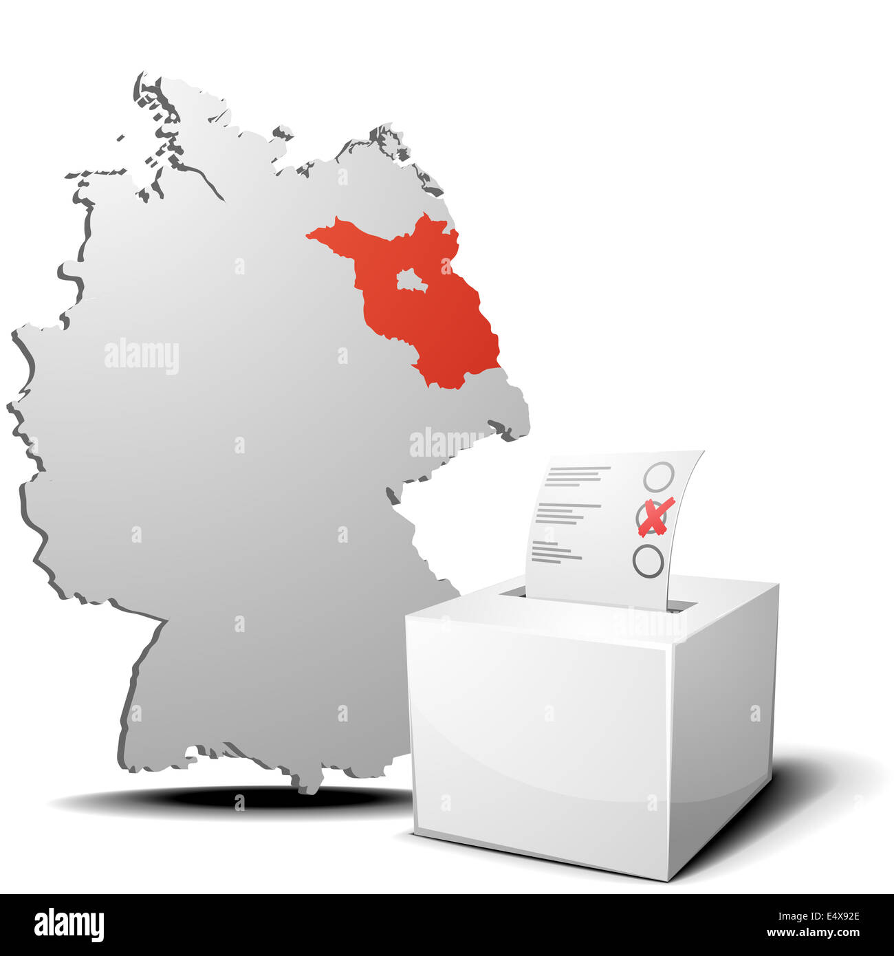 Voter Allemagne Brandenburg Banque D'Images