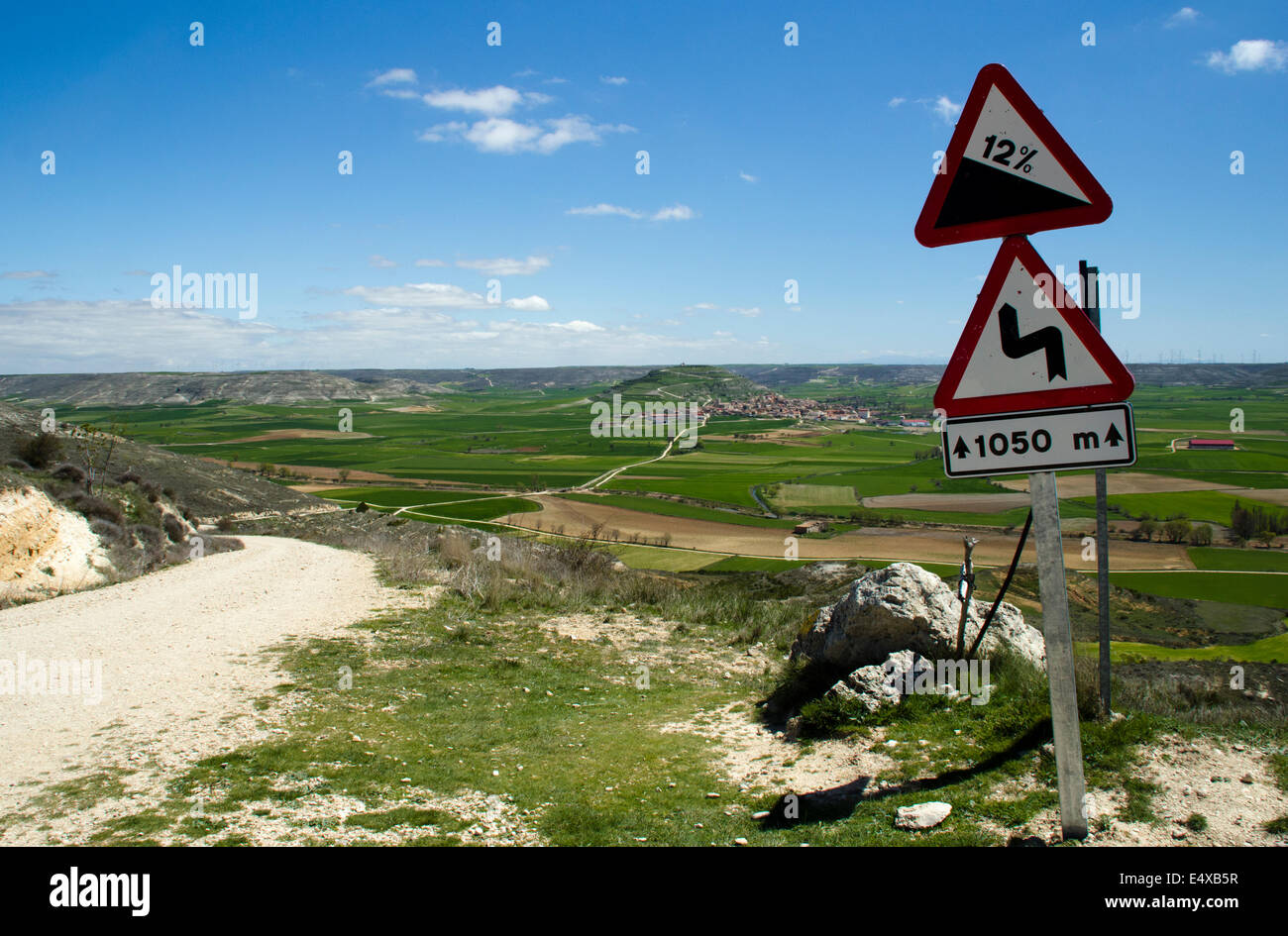 Une grande promenade de Saint James, Jakobsweg, Camino de Santiago, Espagne, España, Spanien Banque D'Images