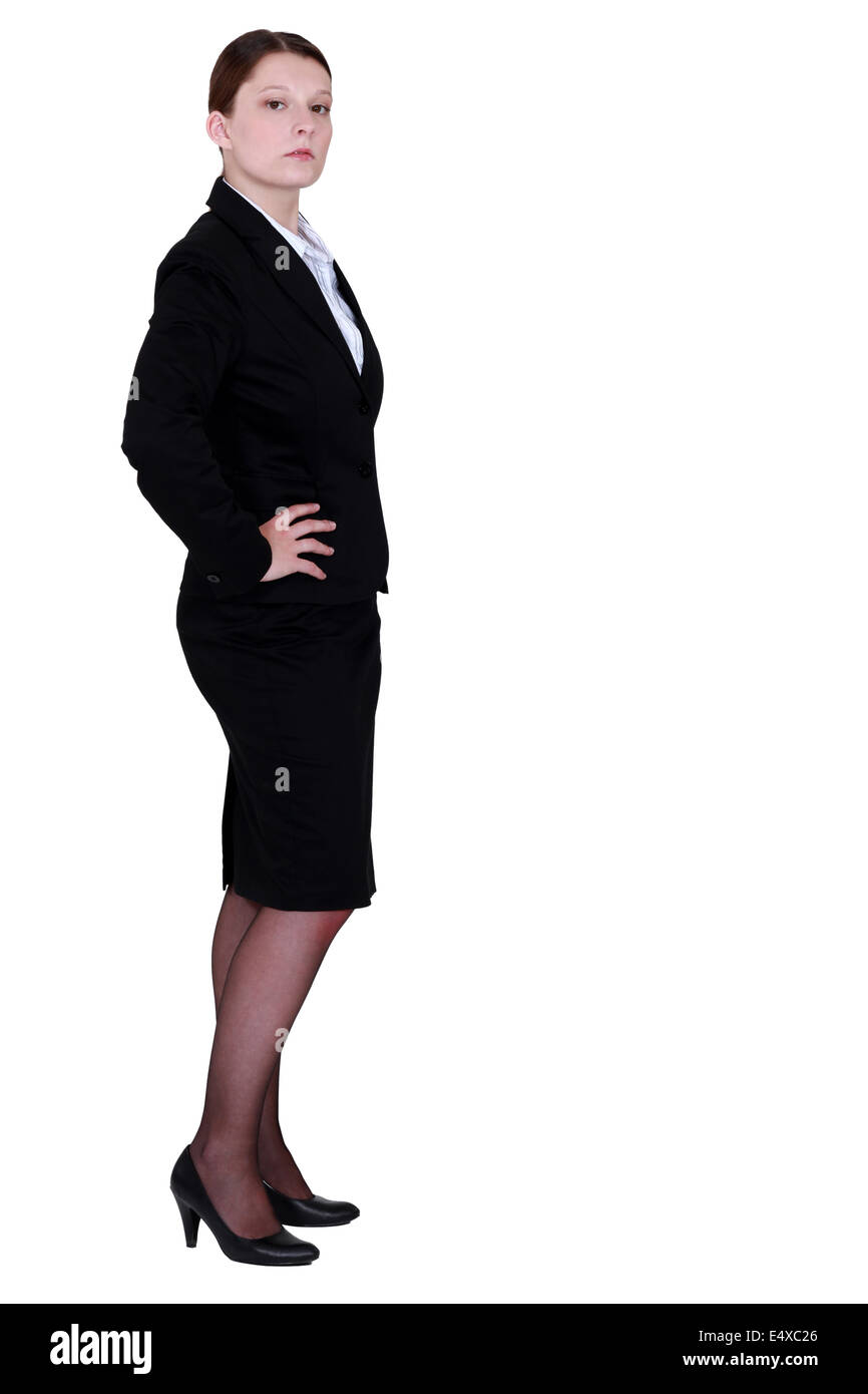 Femme sévère Banque D'Images