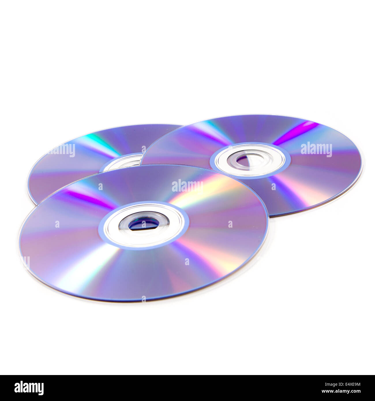 Pile de cd-rom. Disque CD DVD Banque D'Images