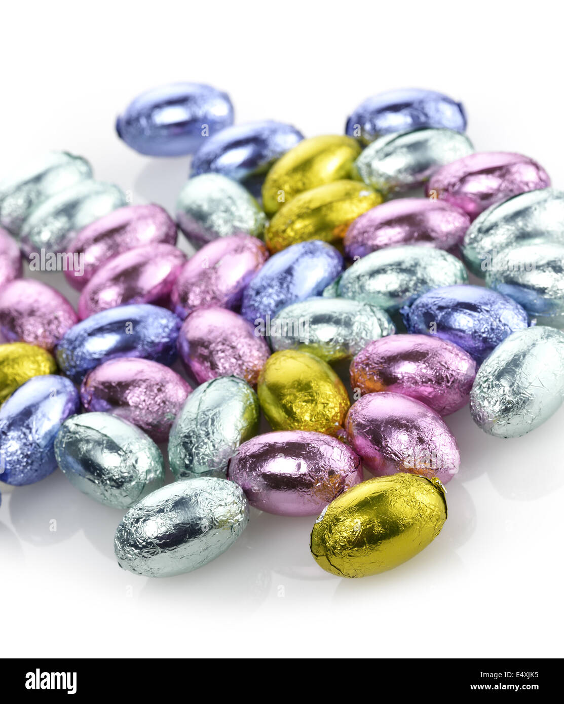 Oeufs en chocolat Banque D'Images