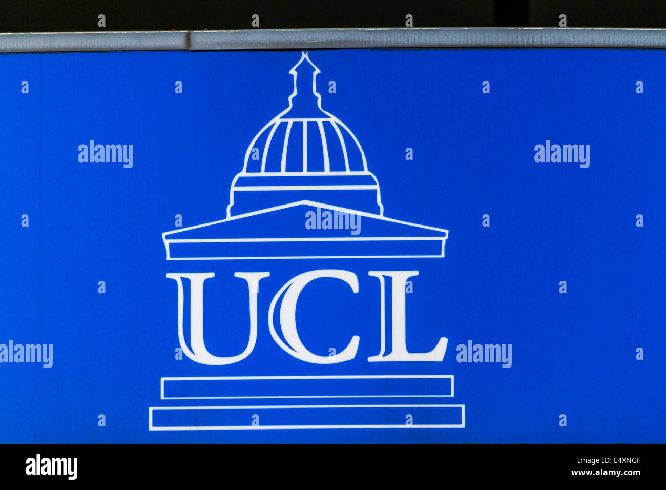 Signe de l'UCL/Logo - Londres Banque D'Images