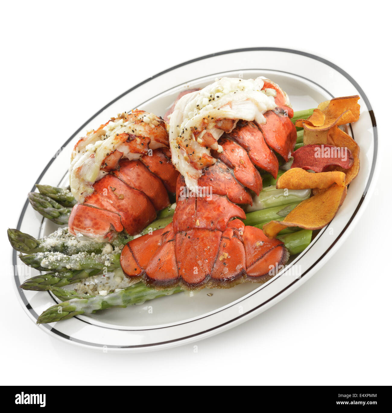 Assiette de homard grillé Banque de photographies et d'images à haute  résolution - Alamy