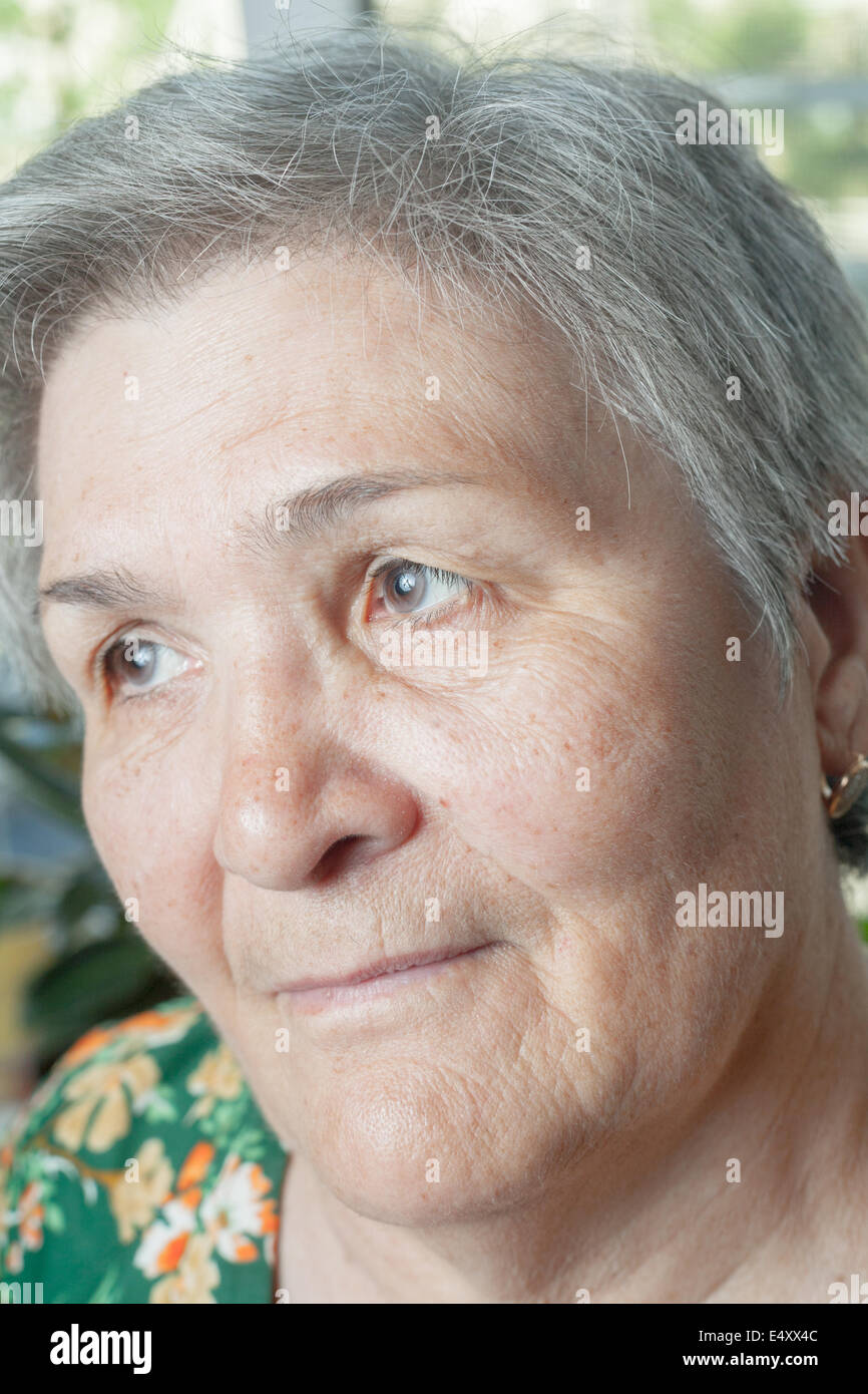 Portrait of senior woman Banque D'Images