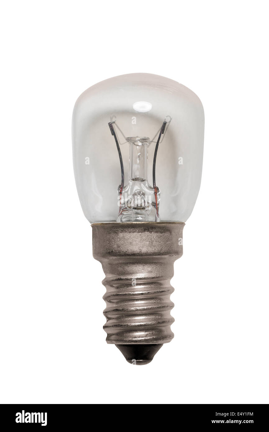 L'ampoule de verre. Image isolée Banque D'Images