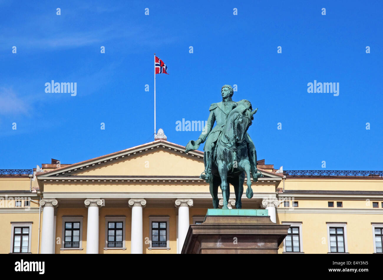 Palais Royal Oslo Norvège Banque D'Images