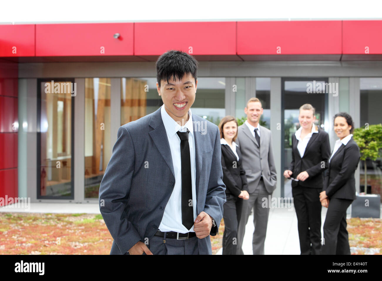 Homme d'affaires chinois Banque D'Images