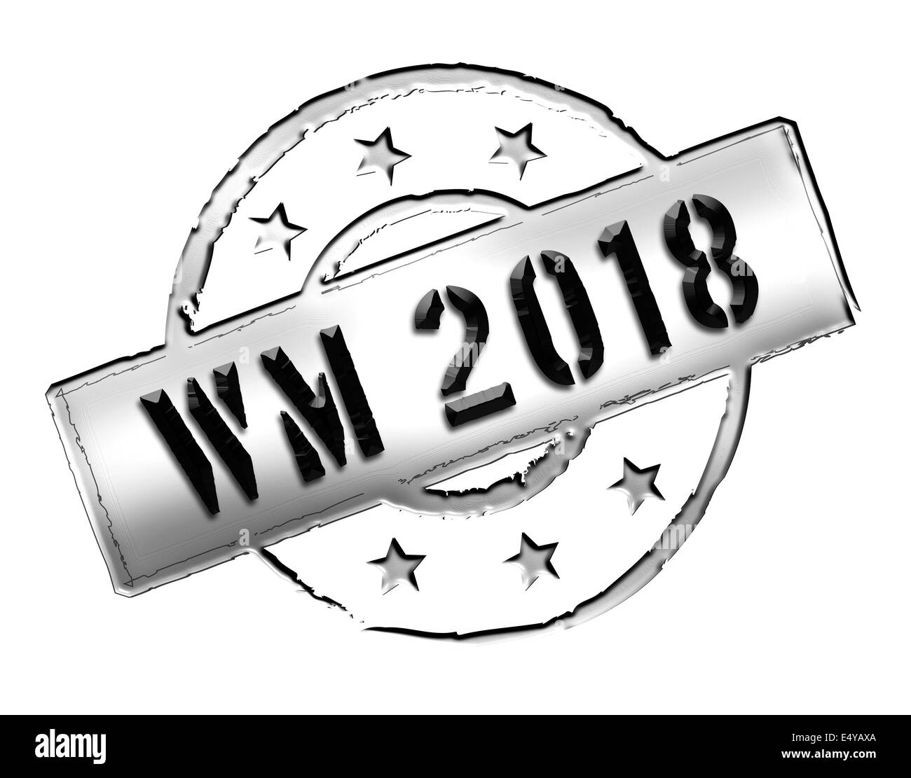 Timbre - WM 2018 Banque D'Images