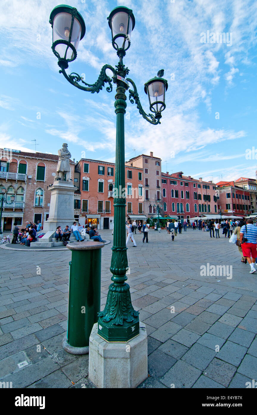Italie Venise Campo San Stefano Banque D'Images
