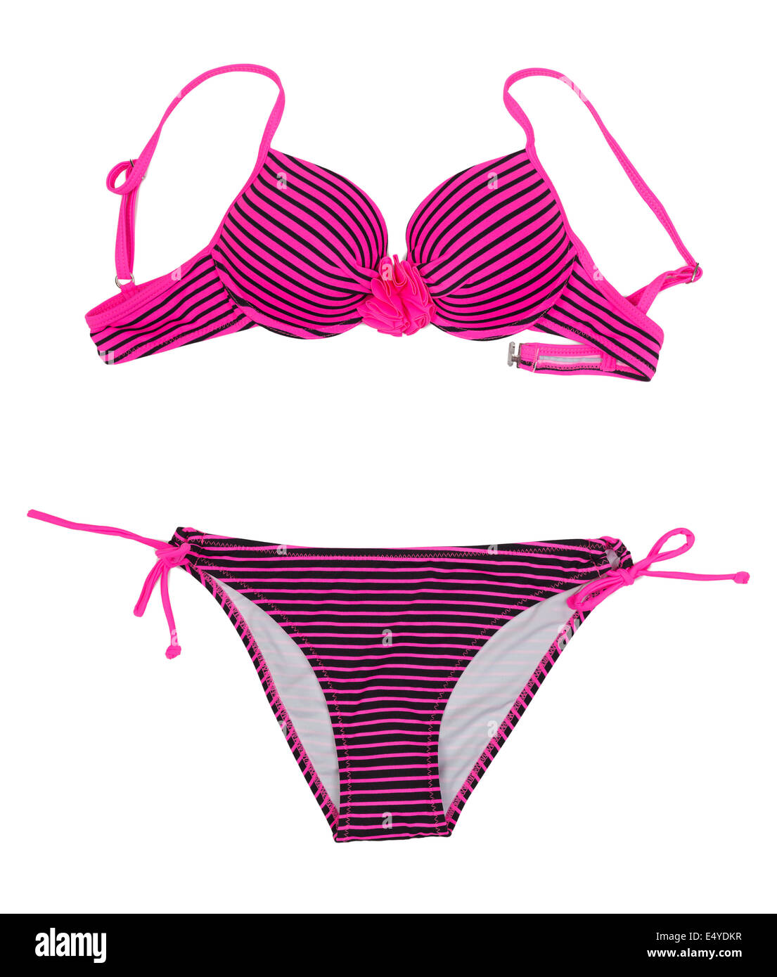 Maillot rayé rouge Banque D'Images