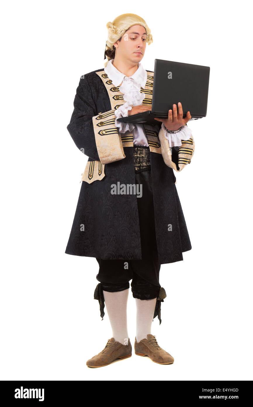 Jeune homme excentrique Banque D'Images