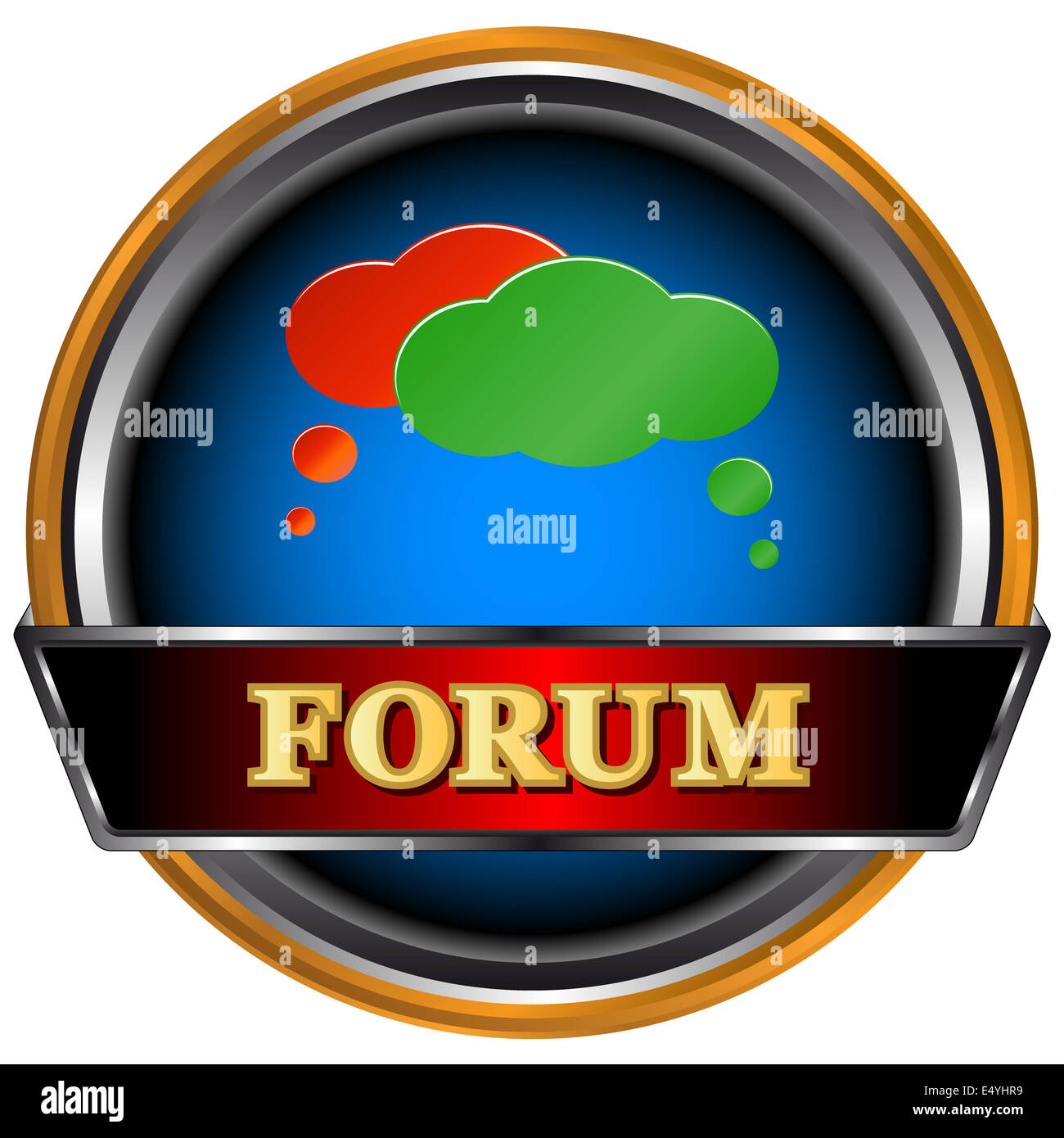 Symbole du Forum Banque D'Images